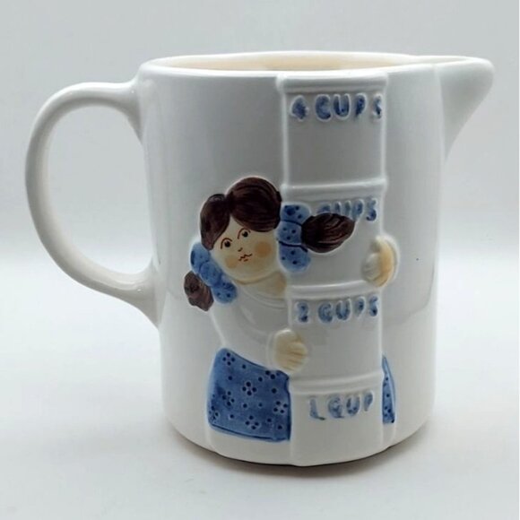 Les Artisans Sigma The Tastesetter Measuring Cup 1 - 4 Cups Ceramic Vintage 1983 - Picture 1 of 7